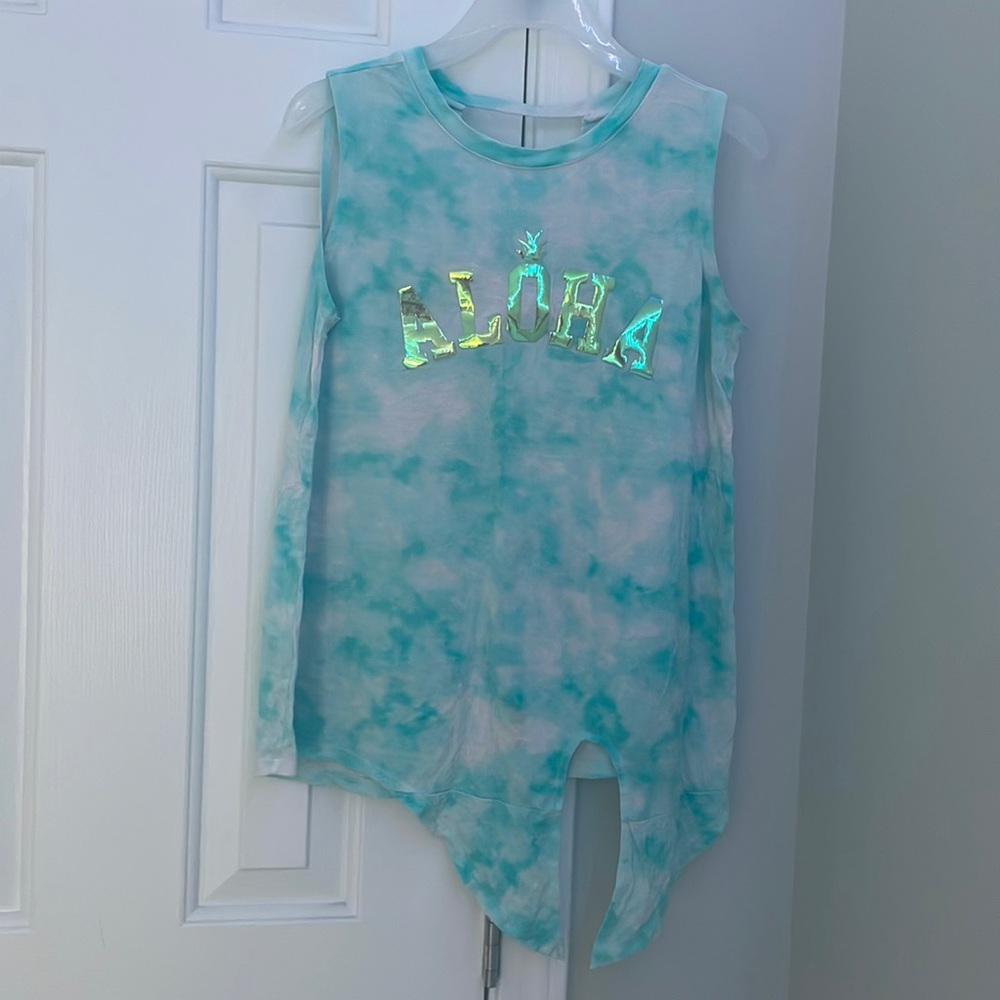 Girls Old Navy Aloha Tie-Dye Top